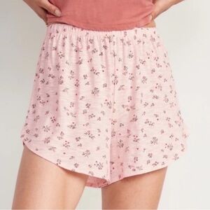 Old Navy High-Waisted Floral-Print Sunday Sleep Shorts